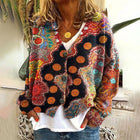 Saskia | Maglione bohémien colorato