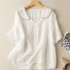 Adèle | Blusa aerea in lino