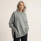 Livia I Maglione elegante con fondo asimmetrico
