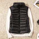 Saphire | Gilet elegante in piuma
