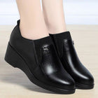 Elvira | Scarpe Eleganti in Pelle con Zeppa