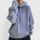 Marie | Maglione Cozy con Collo Alto e Cappuccio