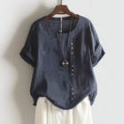 Isla | T-shirt chic con bottoni