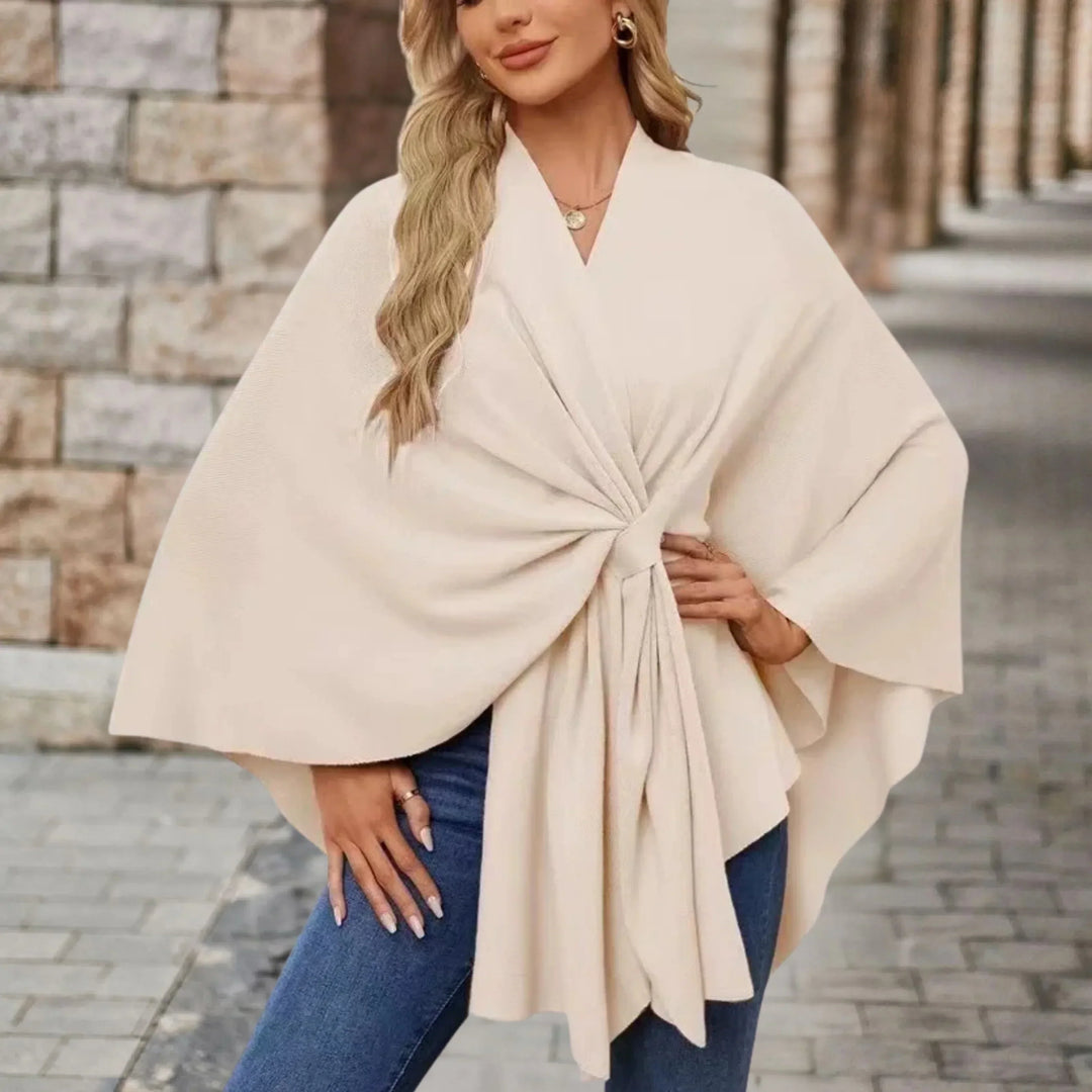 Yvette | Poncho Elegante Drappeggiata