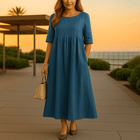 Manon | Abito in cotone traspirante