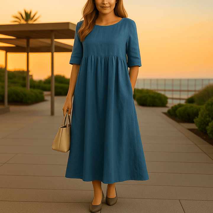 Manon | Abito in cotone traspirante