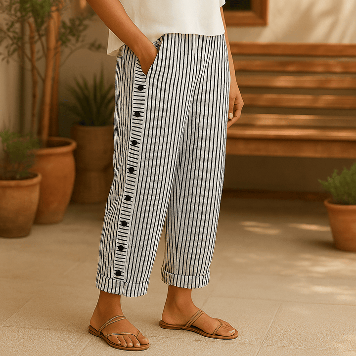 Dagny | Pantaloni leggeri in lino