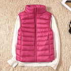 Saphire | Gilet elegante in piuma
