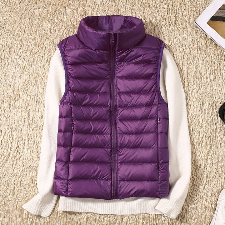 Saphire | Gilet elegante in piuma