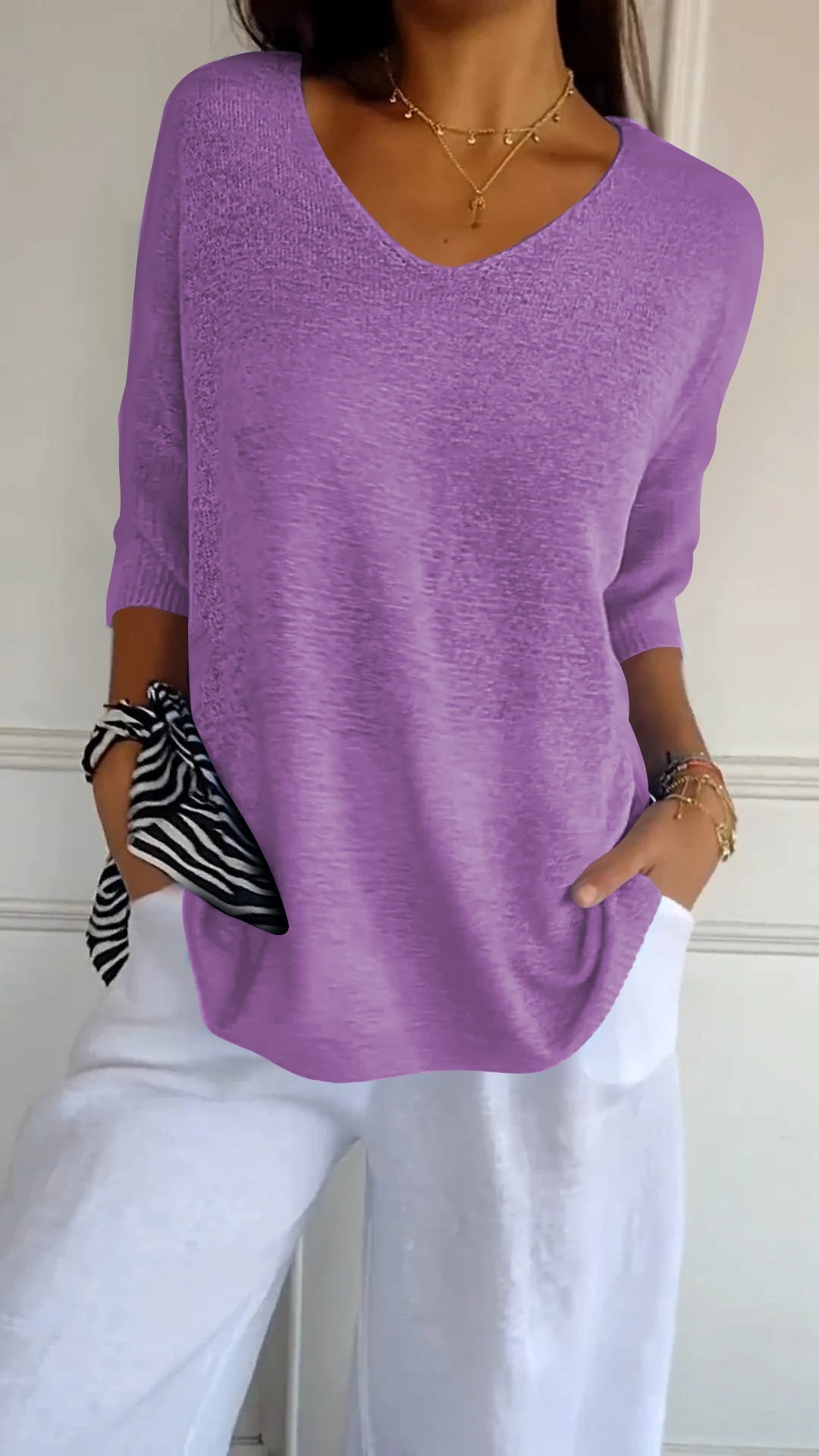Anna | Top chic in maglia
