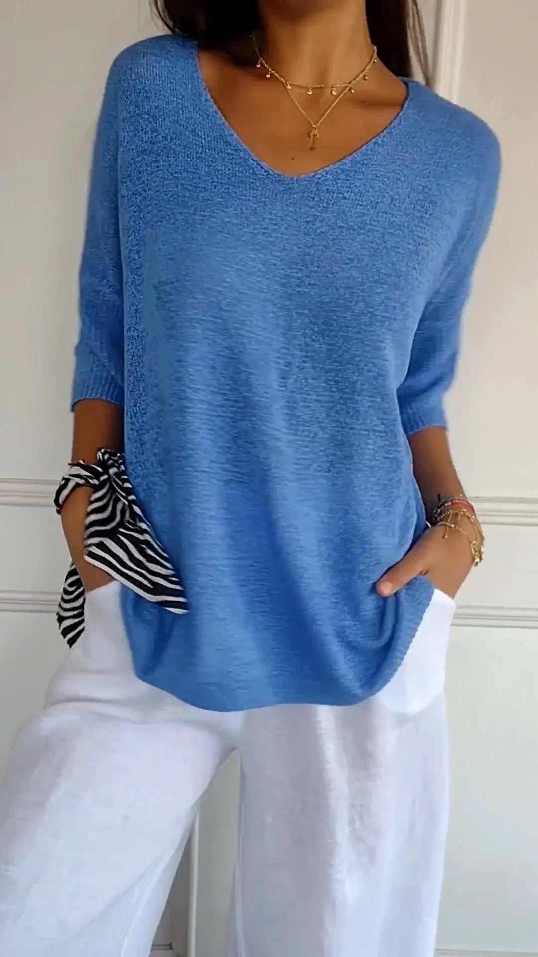 Anna | Top chic in maglia