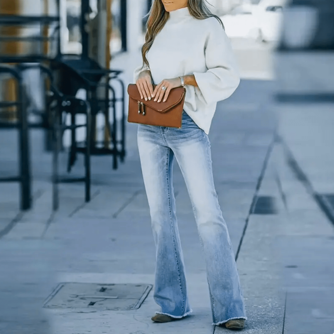 Joanne | Jeans bohemien elasticizzati
