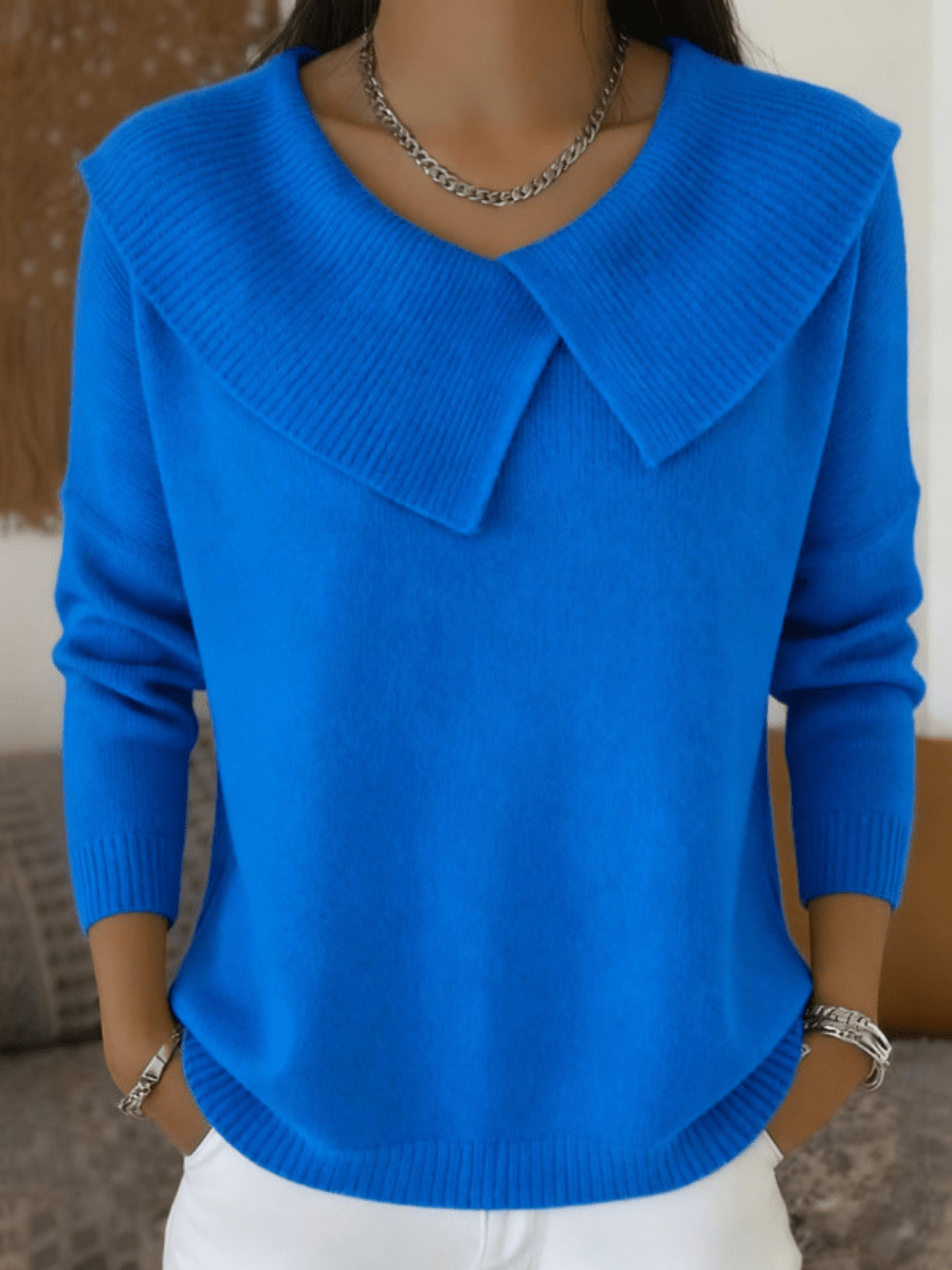 Lucia | Maglia Calda con Colletto Morbido