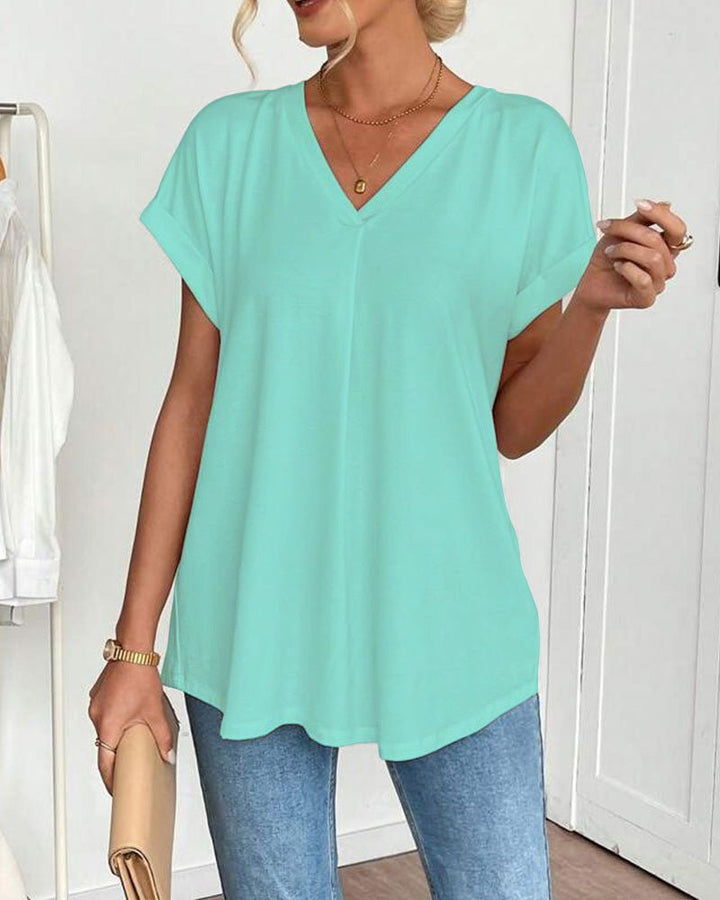 Estella | T-shirt patchwork casual