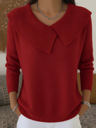 Lucia | Maglia Calda con Colletto Morbido