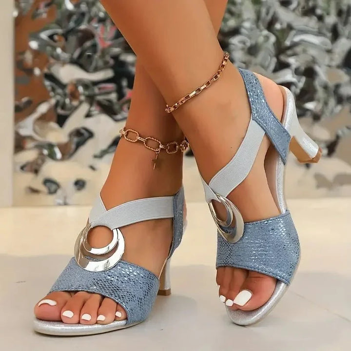 Jasmina | eleganti décolleté con cinturino e fibbia decorativa