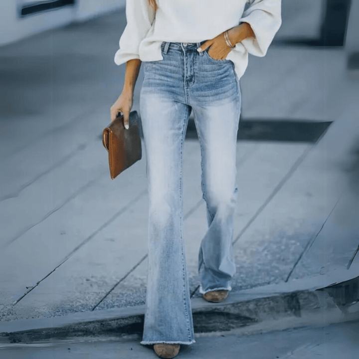 Joanne | Jeans bohemien elasticizzati
