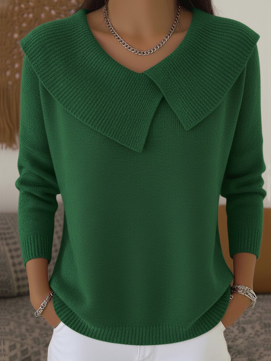 Lucia | Maglia Calda con Colletto Morbido