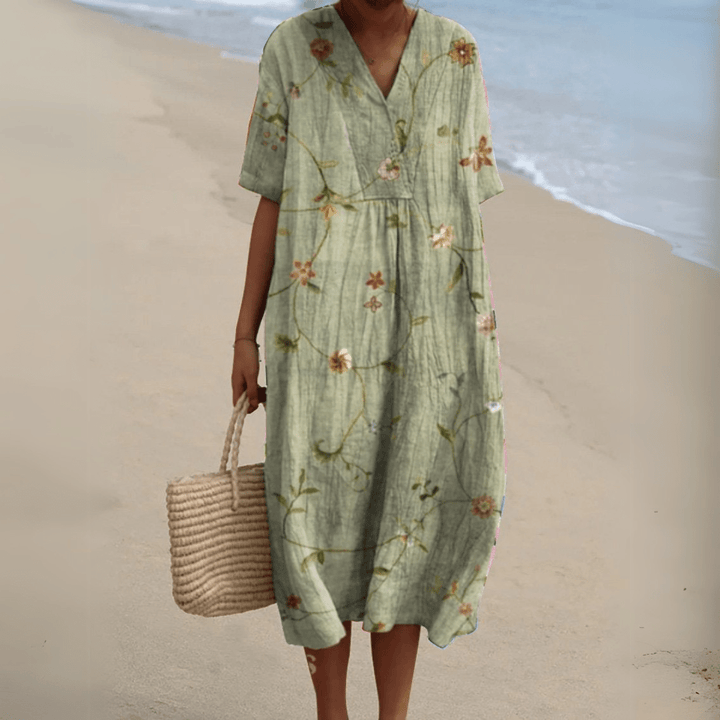 Nathalie | Abito elegante a fiori