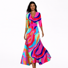 Emilia | Maxi Abito Floreale Elegante