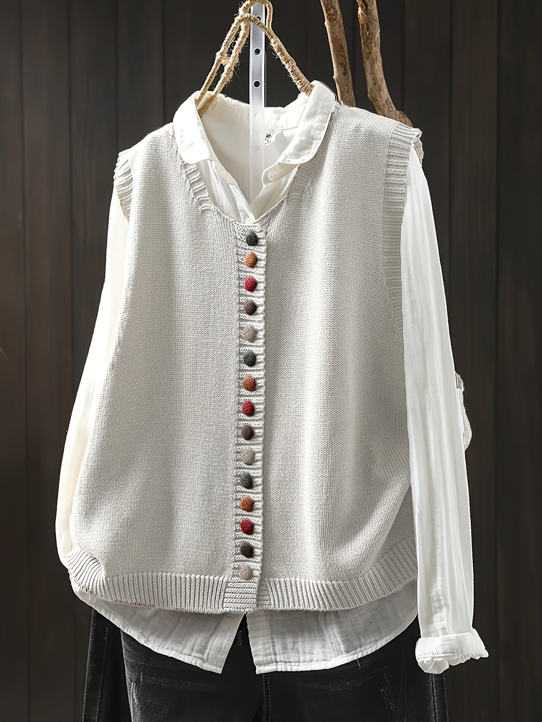 Gaelle | Gilet Casual Elegante in Maglia