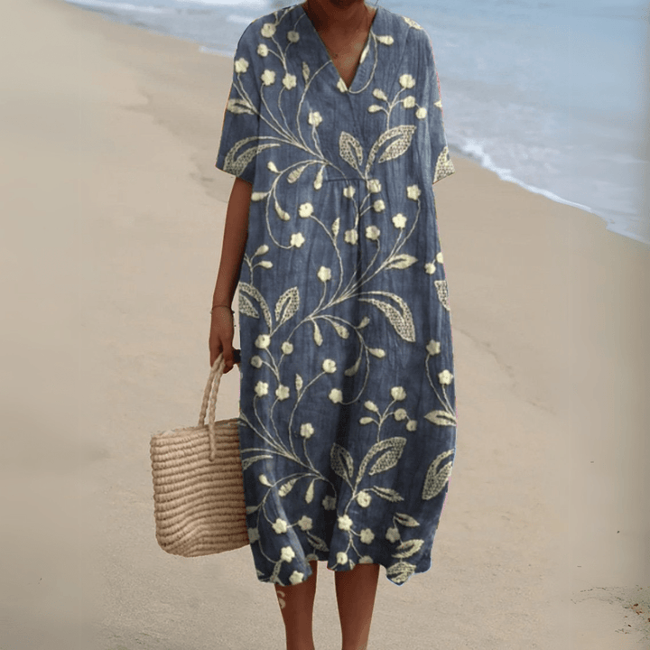 Nathalie | Abito elegante a fiori