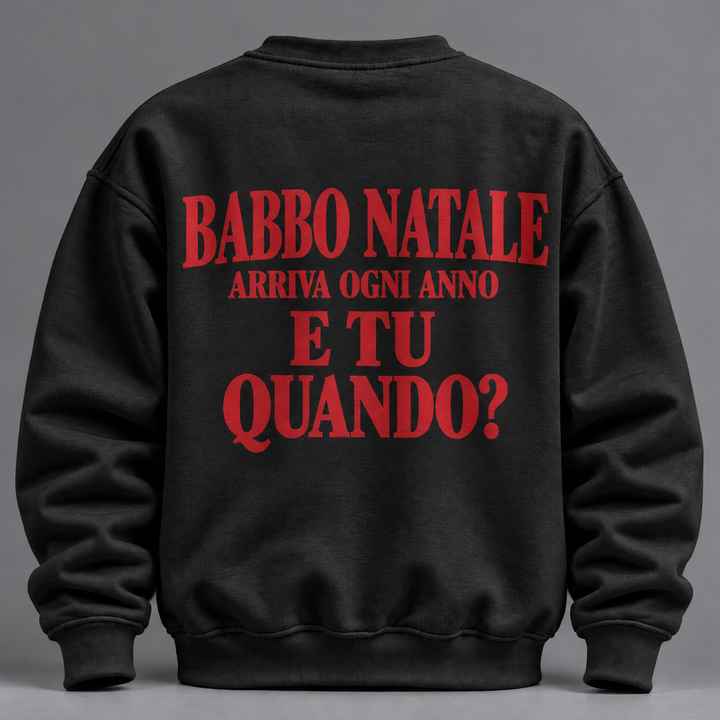 Felpa senza Cappuccio Natalizia Unisex–Edizione Natalizia