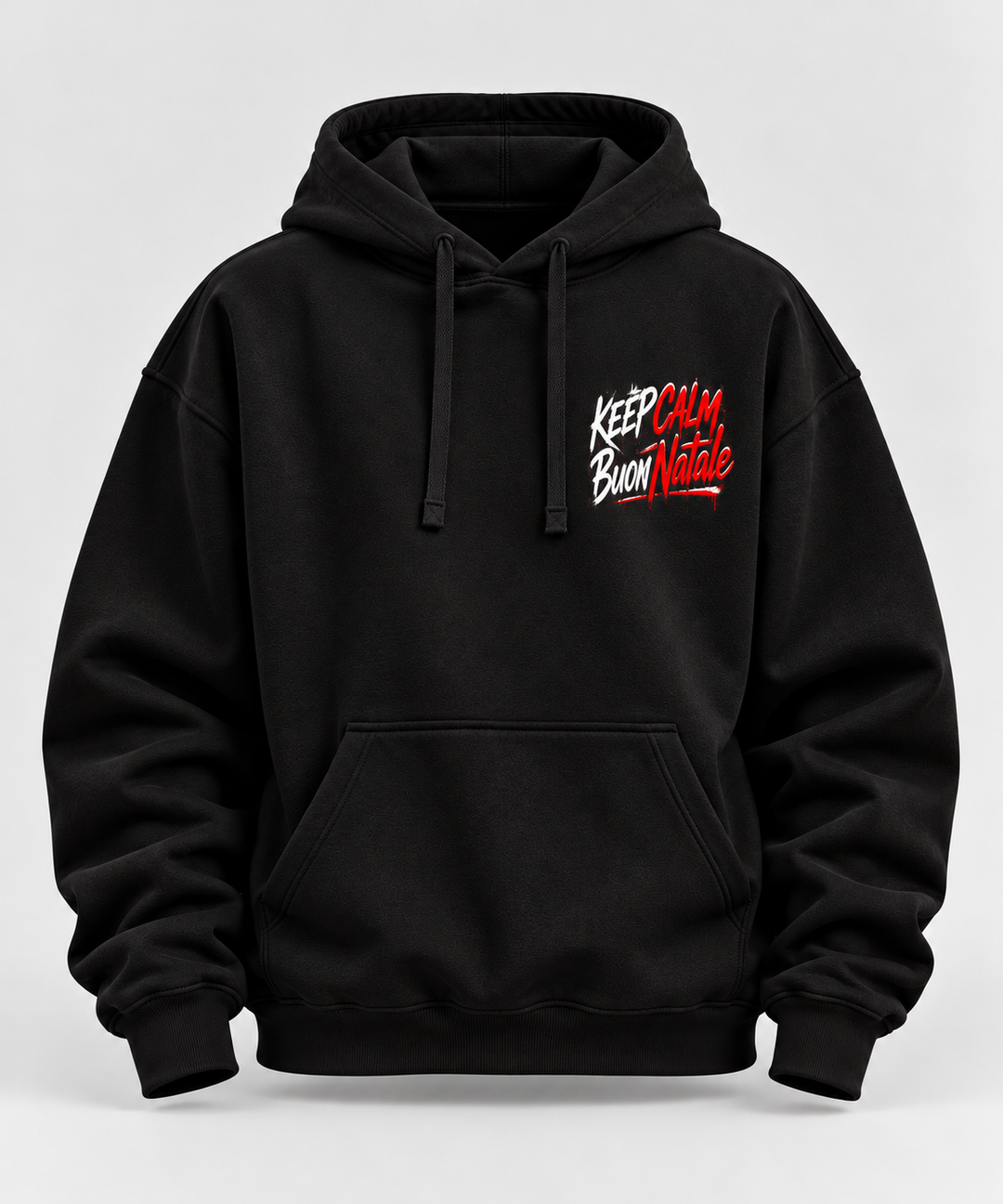 Felpa con Cappuccio Natalizia Unisex– Babbo Natale Streetwear