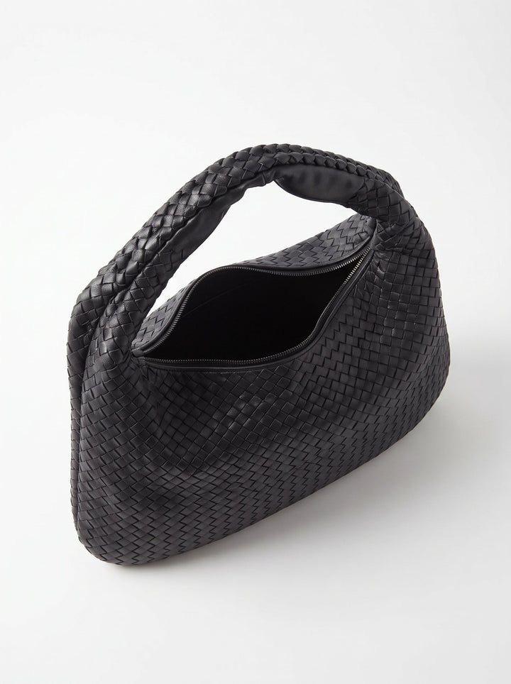 Borsa a tracolla hobo intrecciata