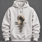 Felpa Unisex con Cappuccio “Oltre il Rumore” – Luna Notturna
