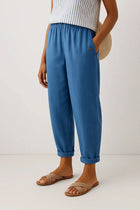 Edith | pantaloni leggeri in lino e cotone eleganti