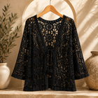 Cardigan all'uncinetto Elora