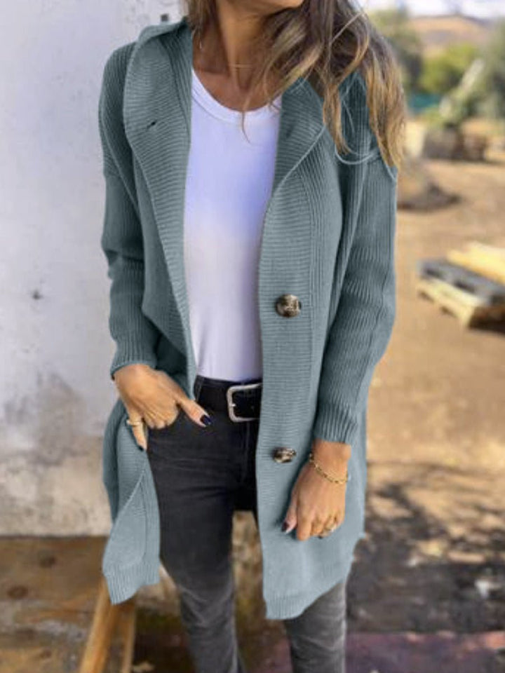 Marjorie – Cardigan Lungo Elegante a Maglia Morbida