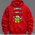 Felpa con cappuccio natalizia bambini  –Il Grinch