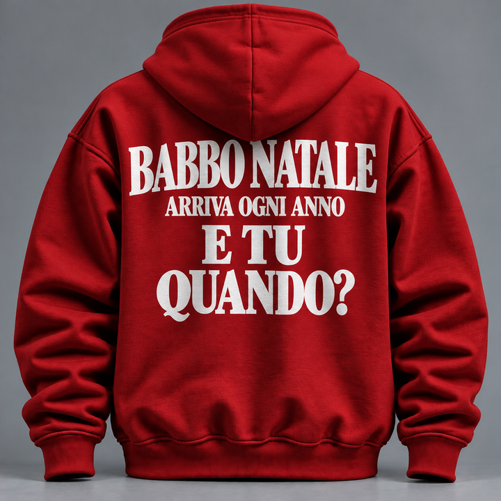 Felpa con Cappuccio Natalizia Unisex–Edizione Natalizia
