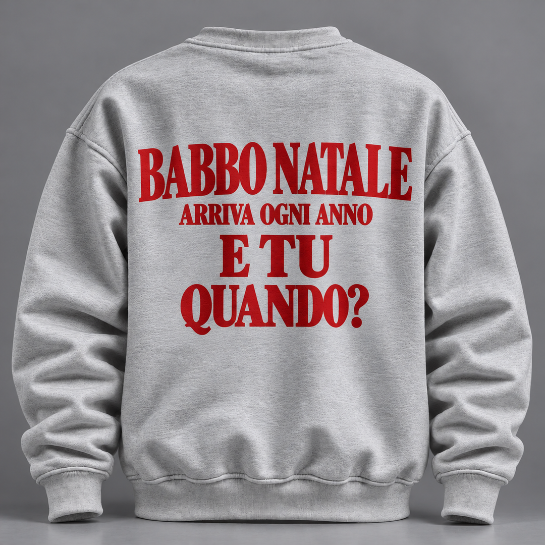 Felpa senza Cappuccio Natalizia Unisex–Edizione Natalizia