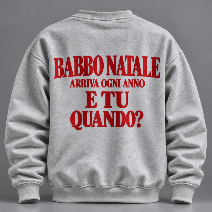 Felpa senza Cappuccio Natalizia Unisex–Edizione Natalizia