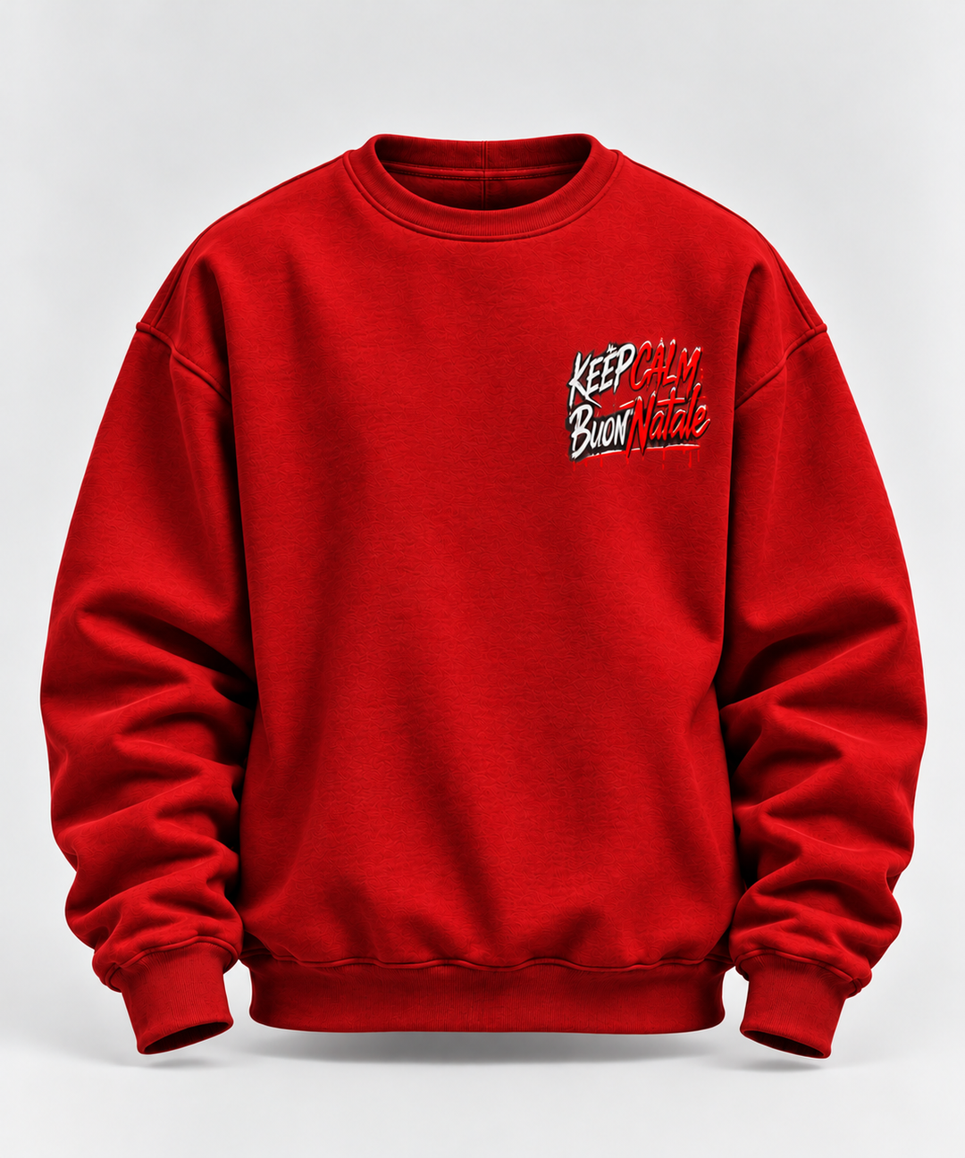 Felpa senza Cappuccio Natalizia Unisex– Babbo Natale Streetwear