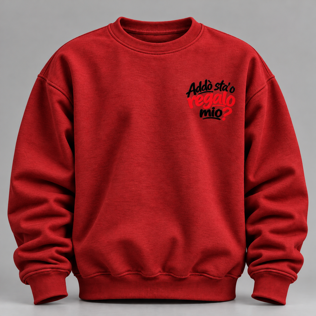 Felpe Senza Cappuccio Natalizia Unisex – Renna Napoletana