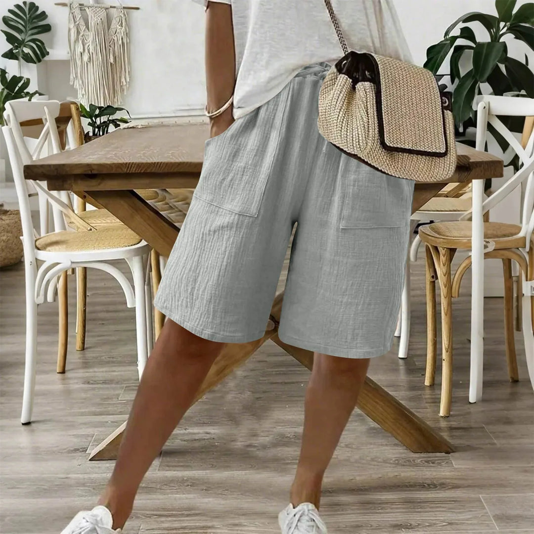 Sienna | Shorts in cotone e lino