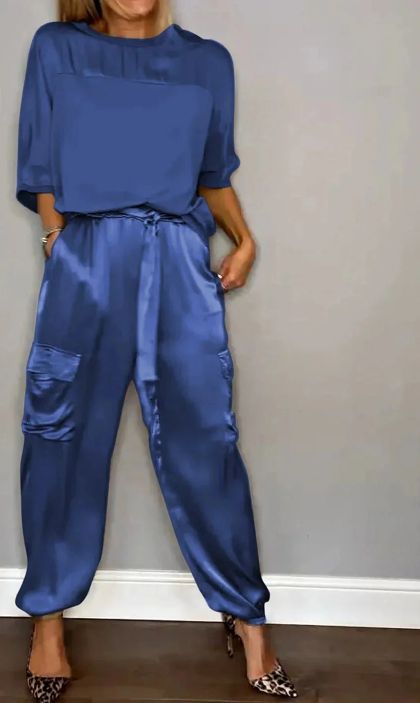 Evelina | eleganza satinata casual