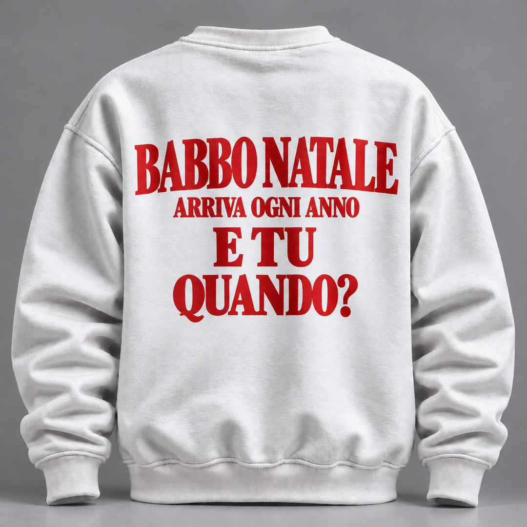 Felpa senza Cappuccio Natalizia Unisex–Edizione Natalizia