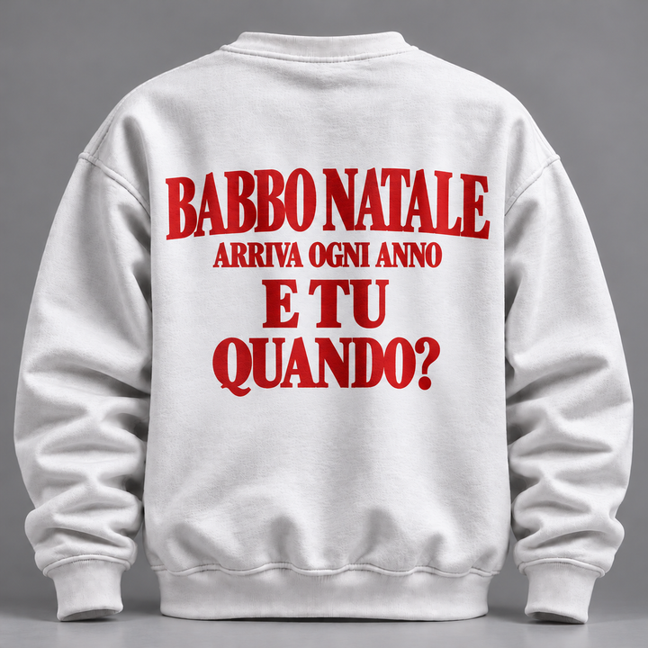 Felpa senza Cappuccio Natalizia Unisex–Edizione Natalizia