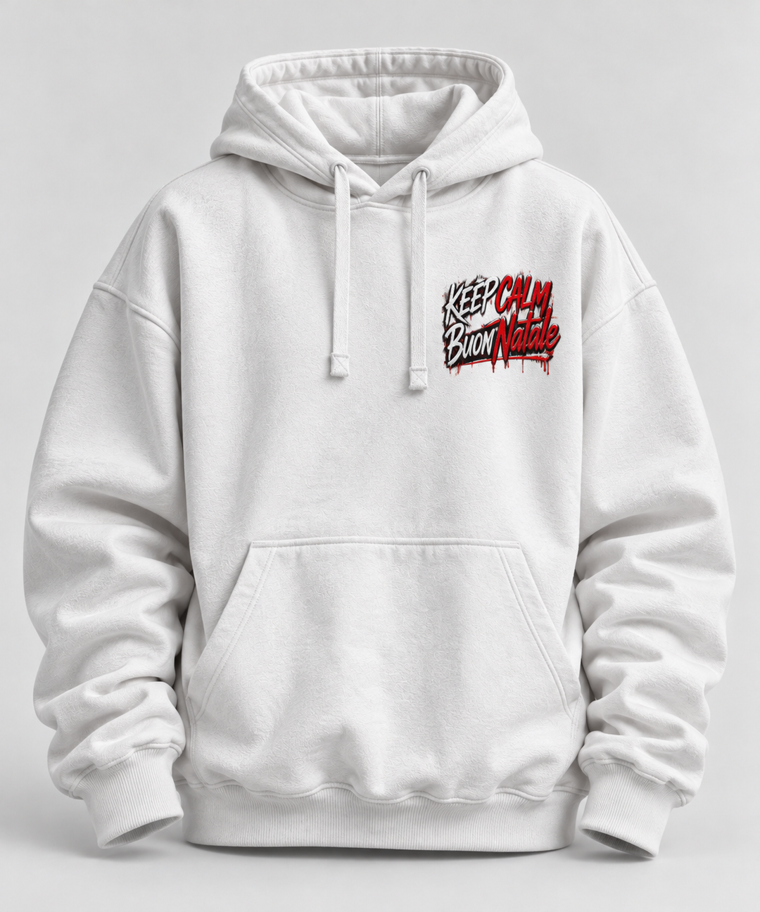 Felpa con Cappuccio Natalizia Unisex– Babbo Natale Streetwear