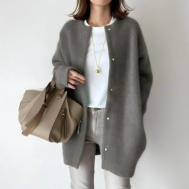 Whitney | cardigan elegante con bottoni