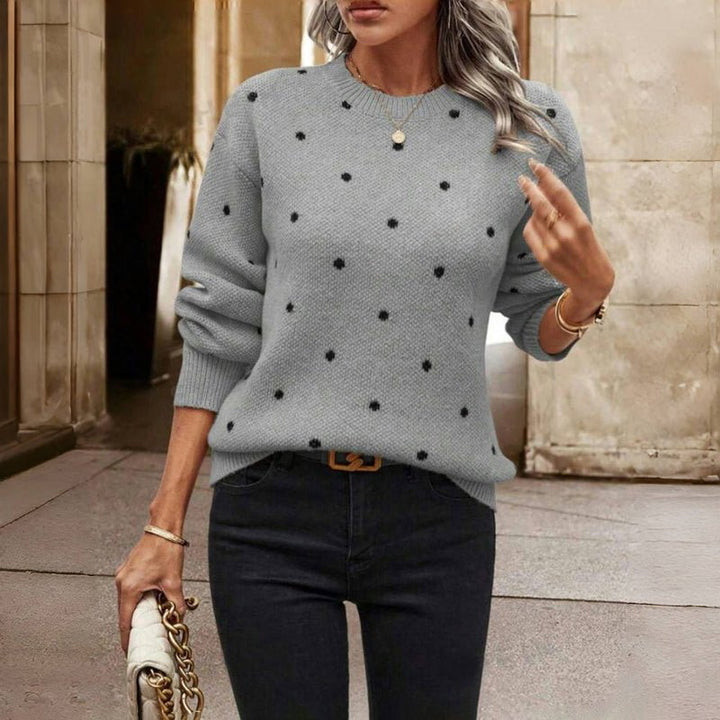 Clara | Maglia in Maglia con Piccoli Pois