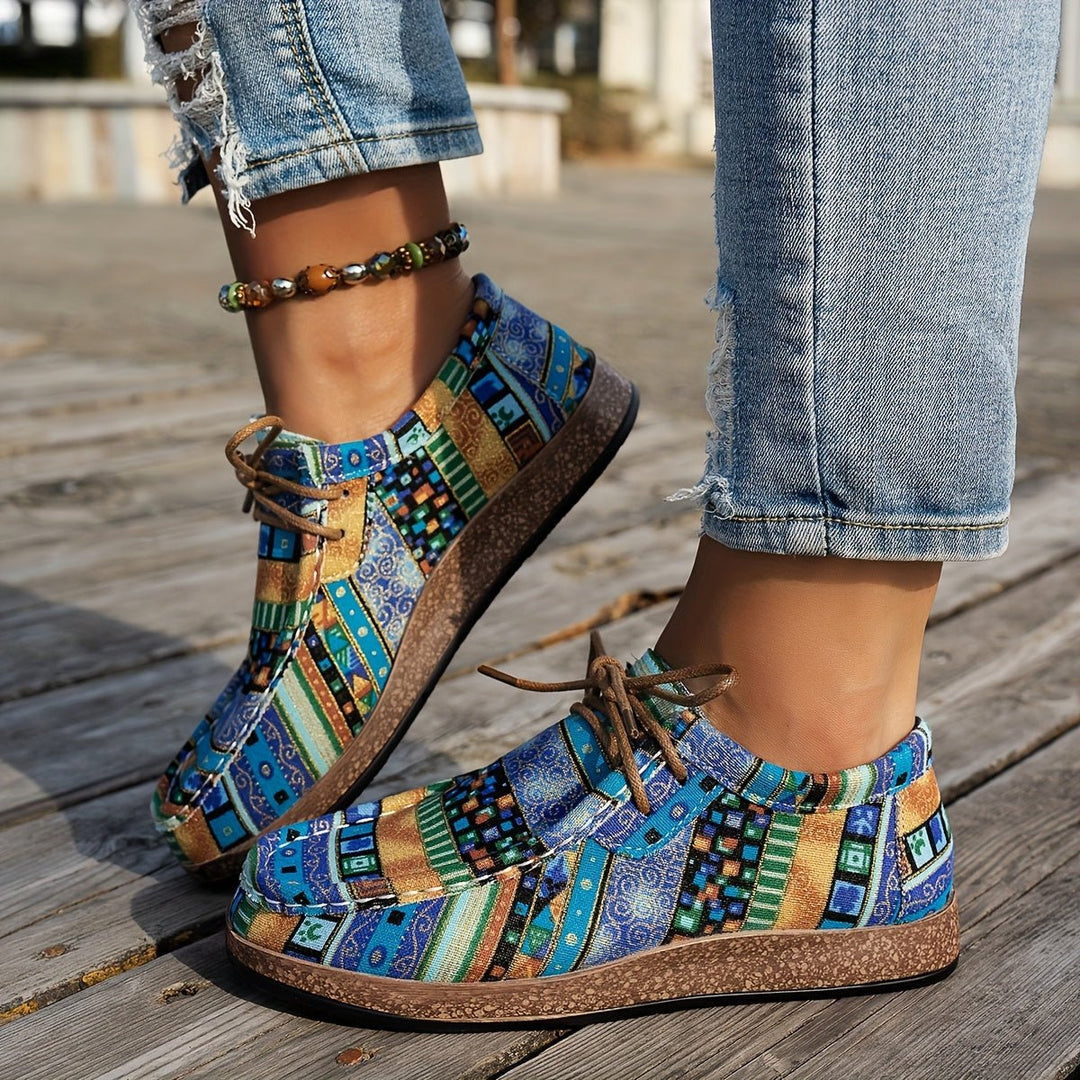 Aurora | Scarpe rétro colorate da donna