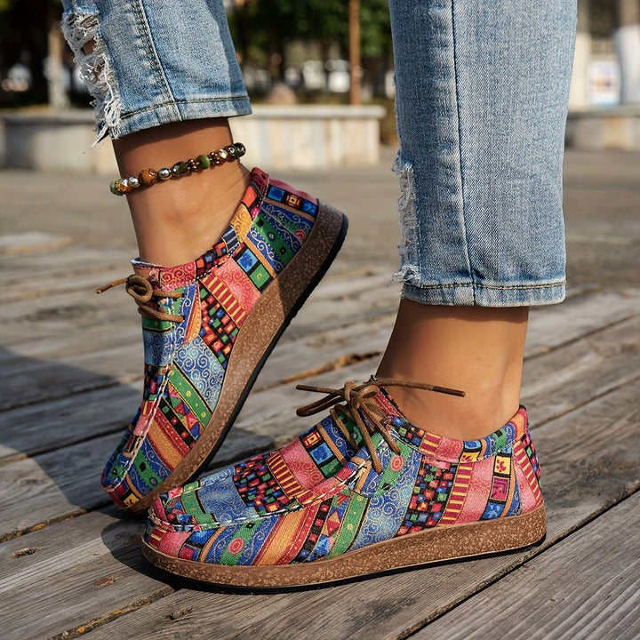 Aurora | Scarpe rétro colorate da donna