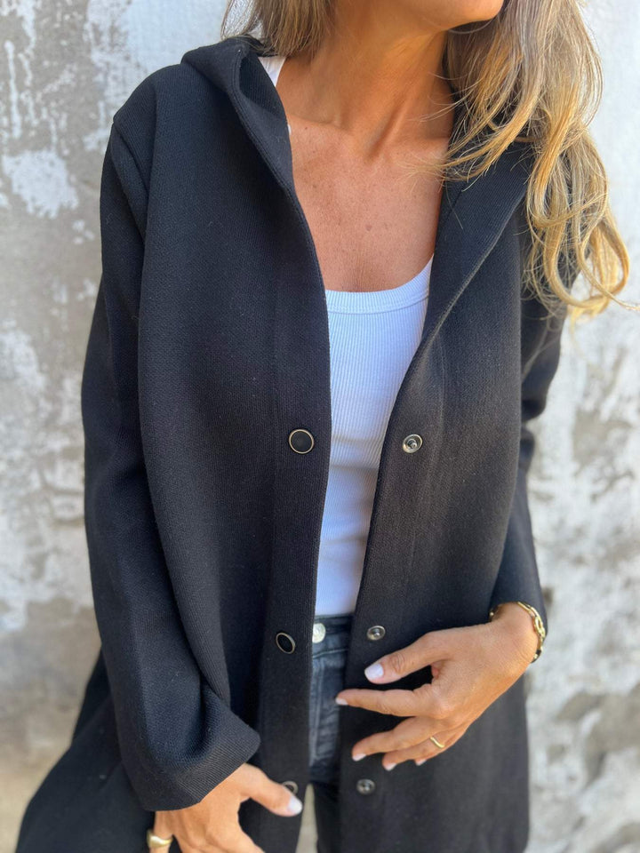 Appolinia | Cardigan casual con cappuccio