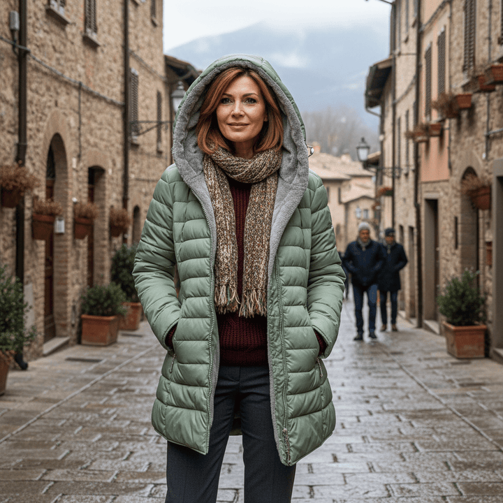 Kori – Piumino Caldo con Fodera in Pelliccia Morbida
